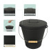 Vedro na popol s kefou a lopatou 20l RD52571 Vedro na popol s kefou a lopatou 20l RD52571