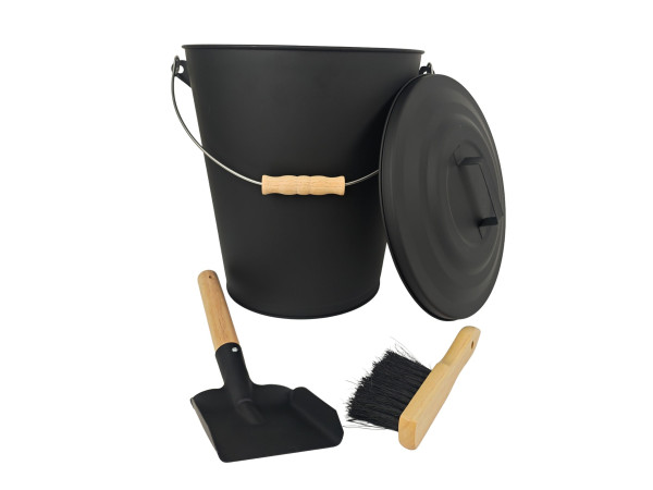 Vedro na popol s kefou a lopatou 24l RD52571 Vedro na popol s kefou a lopatou 24l RD52571