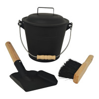 Vedro na popol s kefou a lopatou 4,5l RD52571
