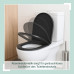 WC sedadlo s mechanizmom pomalého zatvárania RD51722, antracitová WC sedadlo s mechanizmom pomalého zatvárania RD51722, antracitová
