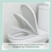 WC sedadlo s mechanizmom pomalého zatvárania RD51722, biela WC sedadlo s mechanizmom pomalého zatvárania RD51722, biela