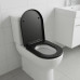 WC sedadlo s mechanizmom pomalého zatvárania RD51722, čierna WC sedadlo s mechanizmom pomalého zatvárania RD51722, čierna