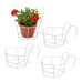 Závesné kvetináče 4ks RD51985 Závesné kvetináče 4ks RD51985