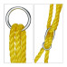 Okrúhla záhradná hojdačka 110cm RD26650, žltá Okrúhla záhradná hojdačka 110cm RD26650, žltá