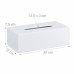 Krabička na papierové vreckovky, Tissue Box Bambus biely, RD3252 Krabička na papierové vreckovky, Tissue Box Bambus biely, RD3252