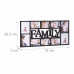 Fotorám Family na 10 fotiek, čierny RD1854, 72x36cm Fotorám Family na 10 fotiek, čierny RD1854, 72x36cm