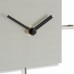 Nástenné hodiny s 12 fotorámikmi strieborné, rd1960 35cm