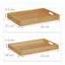 Servírovacie stolíky, Bamboo sada 2 ks, RD0234 Servírovacie stolíky, Bamboo sada 2 ks, RD0234