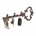 Vešiak na kľúče Antik, 3 háčiky, RD0623, 33cm