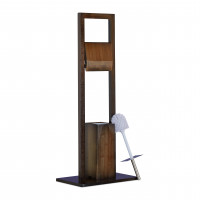 WC stojan Bamboo, tmavohnedý RD0930 WC stojan Bamboo, tmavohnedý RD0930