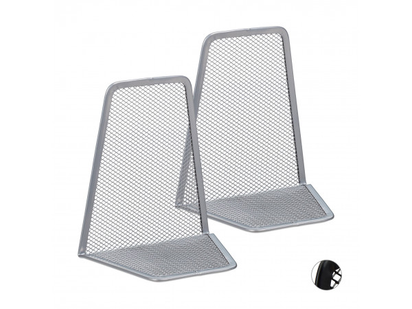 Knižná zarážka Bookends sada 2ks RD4811 strieborná Knižná zarážka Bookends sada 2ks RD4811 strieborná