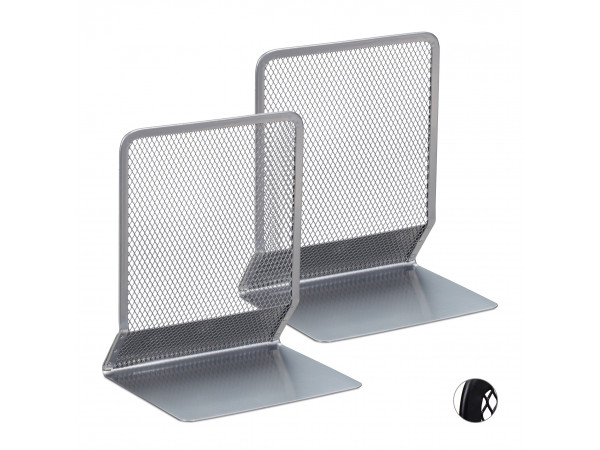 Knižná zarážka Bookends, sada 2ks RD4812 strieborné Knižná zarážka Bookends, sada 2ks RD4812 strieborné
