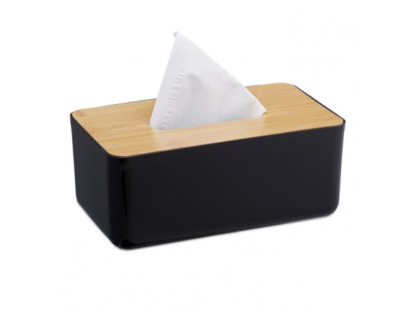 Box na papierové utierky Tissue Box RD2648, čierny Box na papierové utierky Tissue Box RD2648, čierny