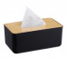 Box na papierové utierky Tissue Box RD2648, čierny Box na papierové utierky Tissue Box RD2648, čierny
