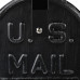 US poštová schránka vintage RD28066, čierna US poštová schránka vintage RD28066, čierna