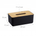 Box na papierové utierky Tissue Box RD2648, čierny Box na papierové utierky Tissue Box RD2648, čierny