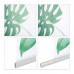 Sprchová roleta zelené listy RD2540, 60x240-160x240 Sprchová roleta zelené listy RD2540, 60x240-160x240