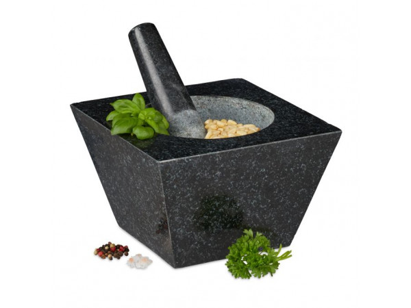 Mažiar s tĺčikom, Granit 19,5 cm, RD9963 Mažiar s tĺčikom, Granit 19,5 cm, RD9963