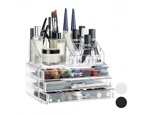 Organizér na šperky s 3 zásuvkami rd3137 transparent Organizér na šperky s 3 zásuvkami rd3137 transparent