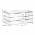 Organizér na šperky s 3 zásuvkami rd3137 transparent Organizér na šperky s 3 zásuvkami rd3137 transparent