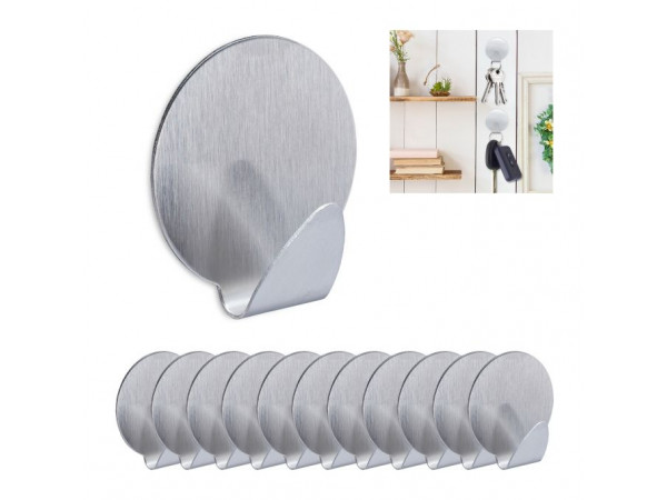 Lepiace háčiky XL okrúhle RD8759, sada 12 ks Lepiace háčiky XL okrúhle RD8759, sada 12 ks
