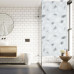 Sprchová roleta biele lístie RD2541, 60x240-160x240 Sprchová roleta biele lístie RD2541, 60x240-160x240