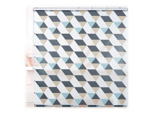 Sprchová roleta s geometrickým vzorom RD2538, 60x240-160x240 Sprchová roleta s geometrickým vzorom RD2538, 60x240-160x240
