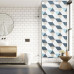 Sprchová roleta s geometrickým vzorom RD2538, 60x240-160x240 Sprchová roleta s geometrickým vzorom RD2538, 60x240-160x240