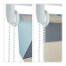 Sprchová roleta s geometrickým vzorom RD2538, 60x240-160x240 Sprchová roleta s geometrickým vzorom RD2538, 60x240-160x240