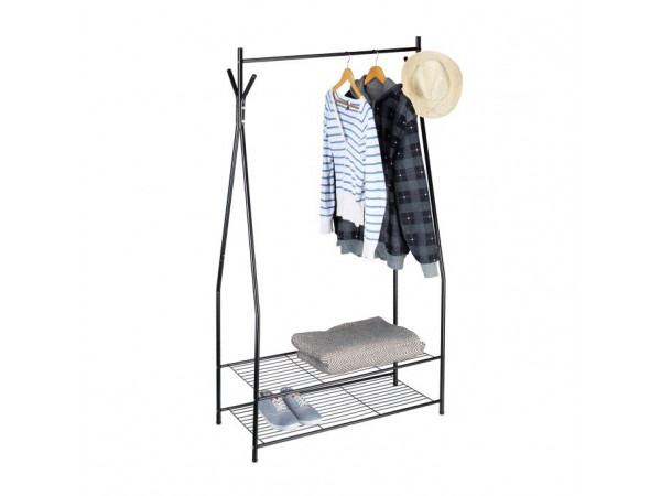Šatníkový organizér Sandra RD0565, 90cm, čierny Šatníkový organizér Sandra RD0565, 90cm, čierny