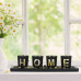 Dekorácia na čajovú sviečku s nápisom Home RD41592 Dekorácia na čajovú sviečku s nápisom Home RD41592