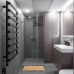 Bambusová kúpeľňová podložka RD47392, 66x50cm