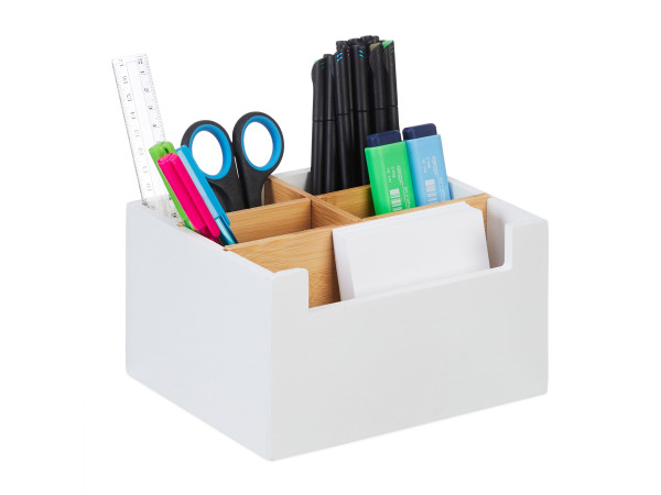 Organizér na stôl s 5 priehradkami RD47983, biely Organizér na stôl s 5 priehradkami RD47983, biely