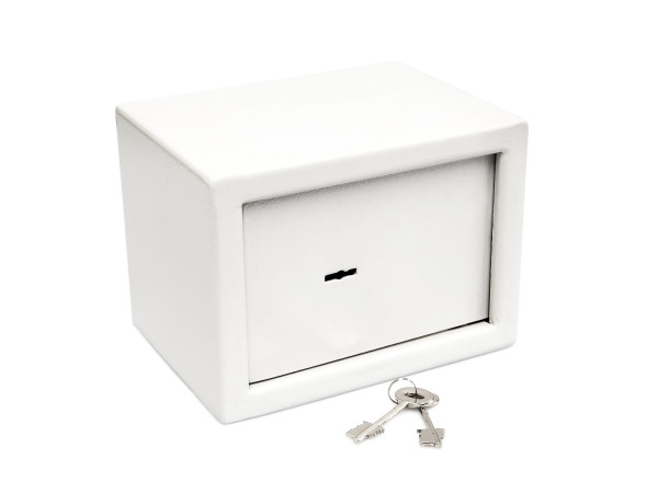 Mini trezor na stenu s kľúčom RD10086, biely Mini trezor na stenu s kľúčom RD10086, biely