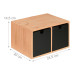 Organizér na stôl s 2 zásuvkami RD48007, čierny Organizér na stôl s 2 zásuvkami RD48007, čierny