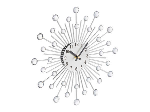 Diamantové dizajnové nástenné hodiny RD45180, 33cm Diamantové dizajnové nástenné hodiny RD45180, 33cm