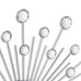 Diamantové dizajnové nástenné hodiny RD45180, 33cm Diamantové dizajnové nástenné hodiny RD45180, 33cm