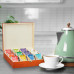 Drevená krabička na čaj s 12 priehradkami RD32165