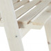 Biele drevené kvetinové schodisko, RD26328 XL