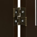 Bezpečnostná zábrana s dverami 3 dielna, RD39187 hnedá 70cm