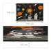 Detský koberec RD32684, vesmír 150 x 100 cm Detský koberec RD32684, vesmír 150 x 100 cm