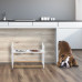 Stojan na misky pre psa, biela RD27507 L