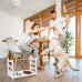 Stojan na misky pre psa, biela RD27507 L