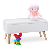 Lavica s úložným priestorom RD25734, biela