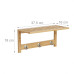 Nástenná polica s háčikmi RD44137 