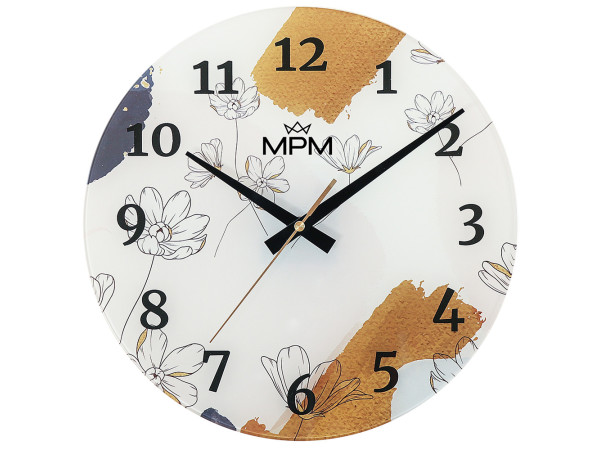 Nástenné hodiny MPM Fiores 4377, 30cm Nástenné hodiny MPM Fiores 4377, 30cm