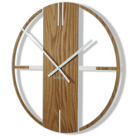 Nástenné hodiny Unique 50cm, Flexistyle z21f-2 hnedá Nástenné hodiny Unique 50cm, Flexistyle z21f-2 hnedá
