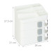 Organizér na make-up s 3 zásuvkami RD47945, biela Organizér na make-up s 3 zásuvkami RD47945, biela