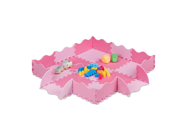Podložka puzzle s okrajom, RD37475 rúžová Podložka puzzle s okrajom, RD37475 rúžová