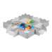 Podložka puzzle s okrajom, RD37475 šedá Podložka puzzle s okrajom, RD37475 šedá
